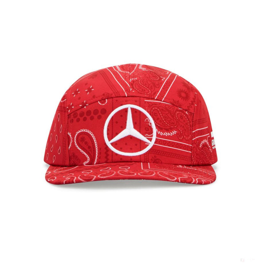 Gorra de beisbol Mercedes Lewis Hamilton - British GP, Unisex, Rojo, 2020 - FansBRANDS®