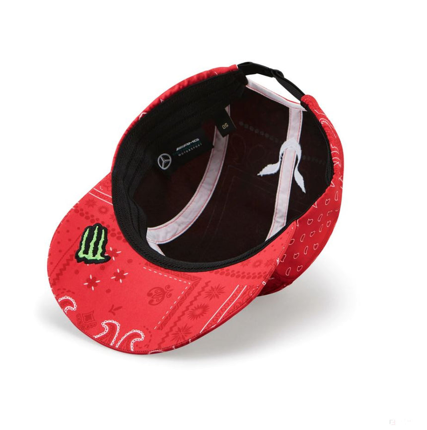 Gorra de beisbol Mercedes Lewis Hamilton - British GP, Unisex, Rojo, 2020 - FansBRANDS®