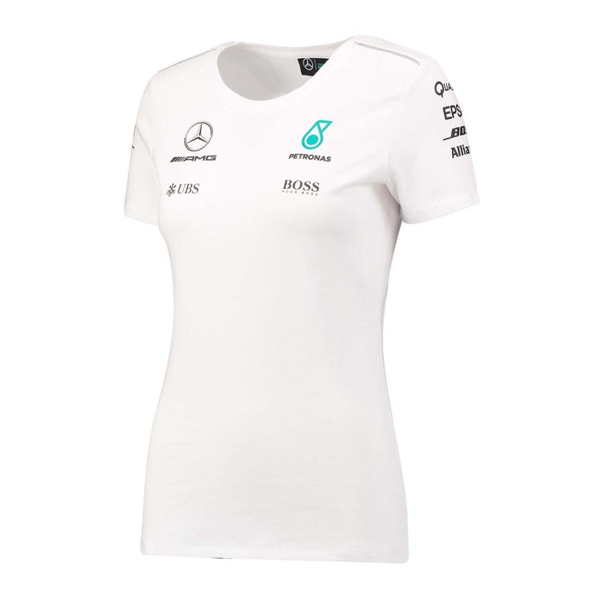 Camiseta de Mujer, Mercedes, Blanco, 2017 - FansBRANDS®