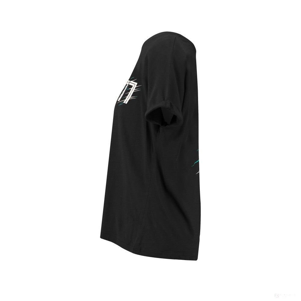 Camiseta de Mujer Mercedes Valtteri Bottas, Valtteri 77, Negro, 2018 - FansBRANDS®