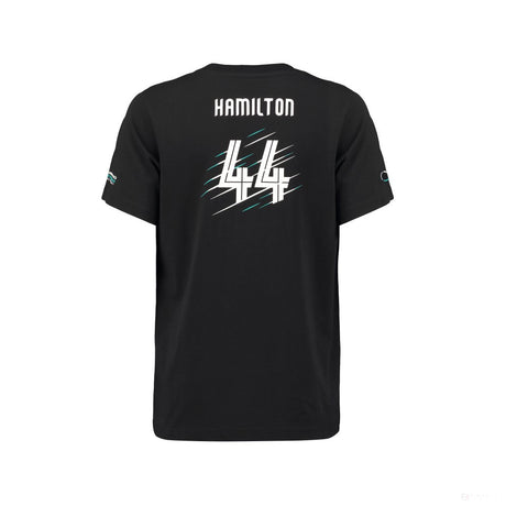 Camiseta infantil Mercedes Lewis Hamilton, Negro, 2018 - FansBRANDS®