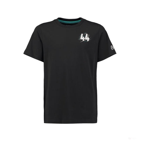 Camiseta infantil Mercedes Lewis Hamilton, Negro, 2018 - FansBRANDS®