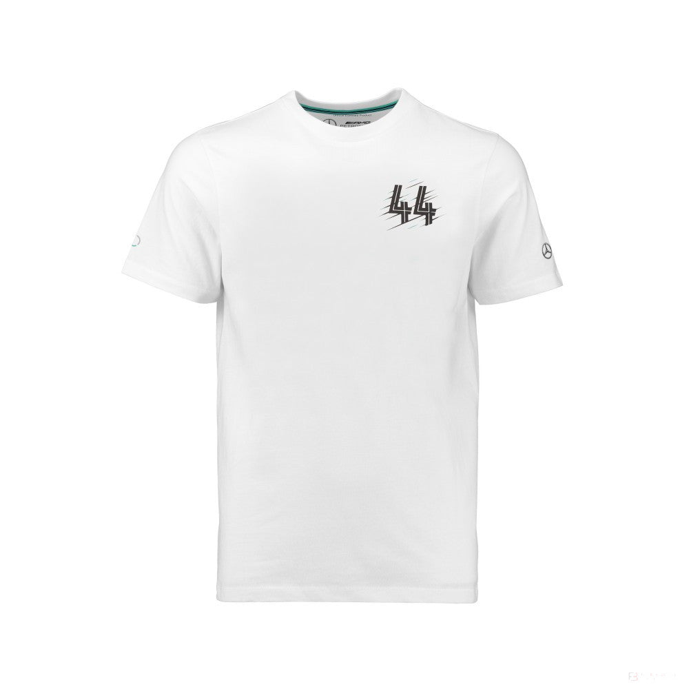 Camiseta infantil Mercedes Lewis Hamilton, Blanco, 2018 - FansBRANDS®