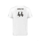 Camiseta infantil Mercedes Lewis Hamilton, Blanco, 2018 - FansBRANDS®