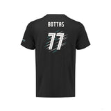 Camiseta infantil Mercedes Valtteri Bottas, Negro, 2018