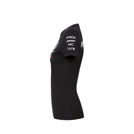Camiseta de Mujer, Mercedes Team, Negro, 2018 - FansBRANDS®