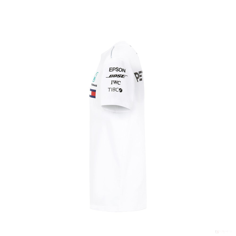 Camiseta infantil, Mercedes Team, Blanco, 2018