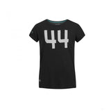 Camiseta de Mujer Mercedes Lewis Hamilton, #44, Negro, 2019 - FansBRANDS®
