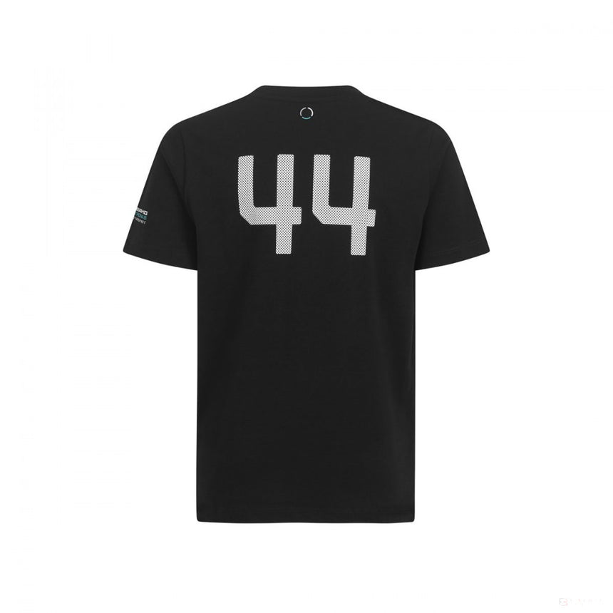 Camiseta infantil Mercedes Lewis Hamilton, #44, Negro, 2019 - FansBRANDS®