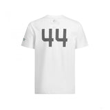Camiseta infantil Mercedes Lewis Hamilton, #44, Blanco, 2019 - FansBRANDS®