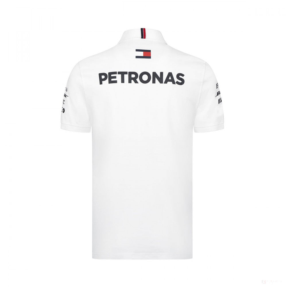 Camiseta de hombre con cuello, Mercedes, Blanco, 2019 - FansBRANDS®