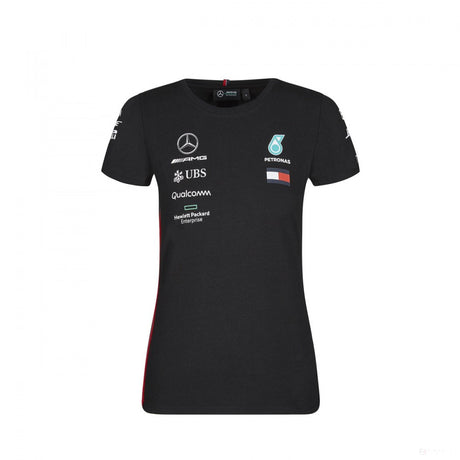 Camiseta de Mujer, Mercedes, Negro, 2019 - FansBRANDS®