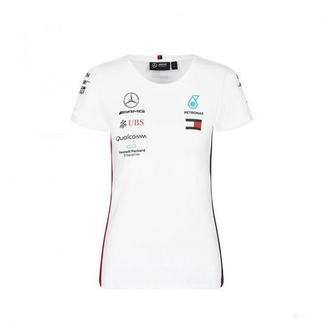 Camiseta de Mujer, Mercedes, Blanco, 2019 - FansBRANDS®