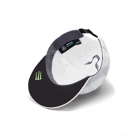 Gorra de ala plana Mercedes Lewis Hamilton, Unisex, Blanco, 2019 - FansBRANDS®