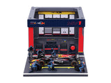 Red Bull Racing maqueta, pase de pit, bburago, 1:43, Max Verstappen, #1, RB19