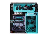 maqueta de Mercedes, pase de pits, bburago, 1:43, George Russell, #63, W15 E