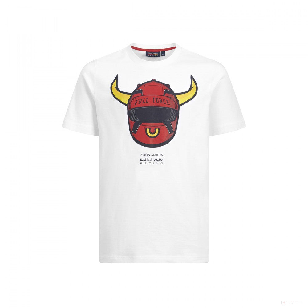 Camiseta infantil, Red Bull Helmet, Blanco, 2019