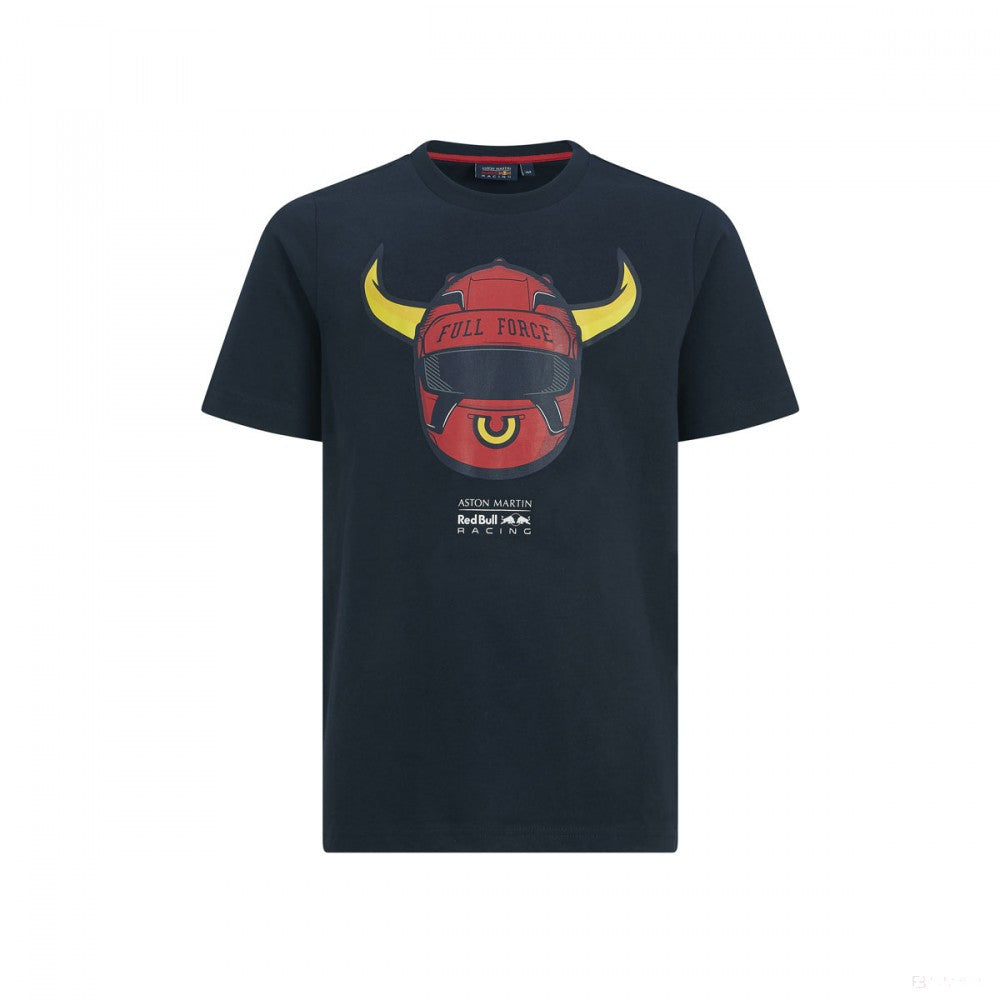 Camiseta infantil, Red Bull Helmet, Azul, 2019