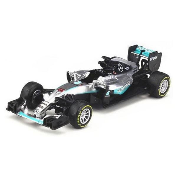 Auto modelo, Mercedes F1 W07 Hybrid Hamilton, 2016, Gris, 1:43