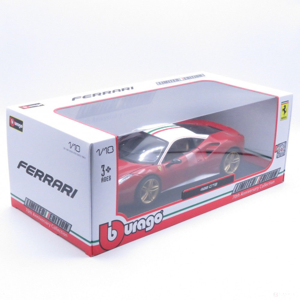 2018, Rojo, 1:18 Ferrari Ferrari 70H Lauda Auto Modelo - FansBRANDS®