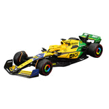Coche modelo McLaren, Bburago, Lando Norris, decoración de Mónaco de Senna, MCL38 🔥
