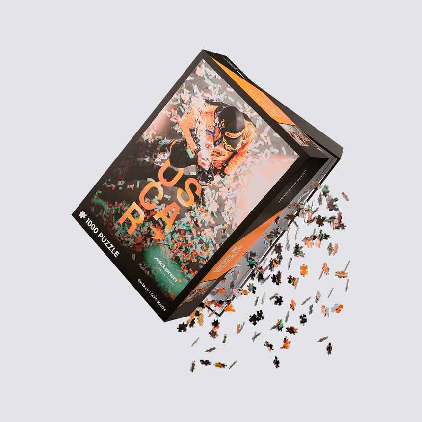 Equipo McLaren de Fórmula 1®, Rompecabezas, Oscar Piastri, Primera Victoria en un Gran Premio, 1000 piezas