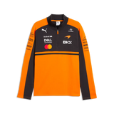 Pulóver McLaren, equipo, medio zip, papaya