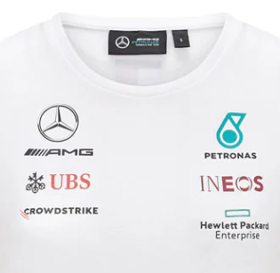 2021, White, Mercedes Women's Team Jersey