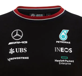 2021, Negro, Mercedes Nino Equipo Camiseta