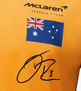 2022, Naranja, Daniel Ricciardo Equipo, McLaren Camiseta