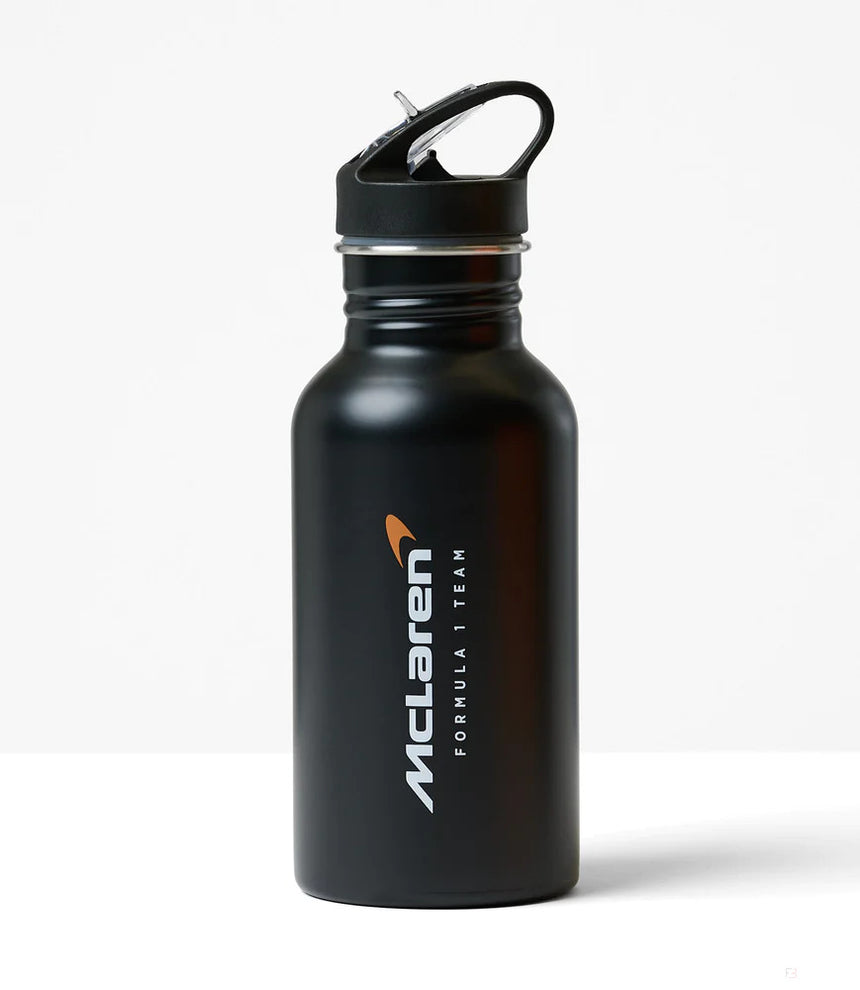 McLaren botella de agua, Castore, acero inoxidable, 450ml, negro