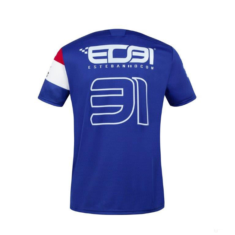 Camiseta para Hombre, Alpine Esteban Ocon 31, Azul, 2021 - Team
