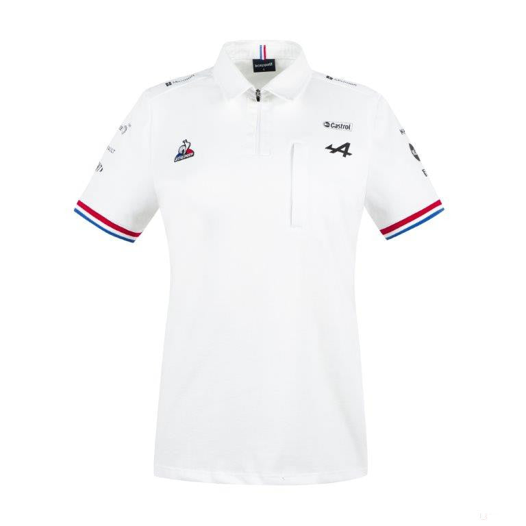 Camiseta de Mujer con Cuello, Alpine, Blanco, 2021 - Team - FansBRANDS®