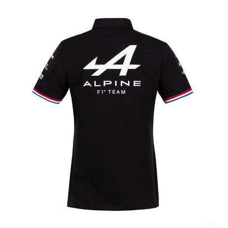 Camiseta de Mujer con Cuello, Alpine, Negro, 2021 - Team