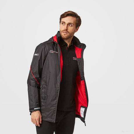 2022, Negro, Porsche Team Impermeable - FansBRANDS®