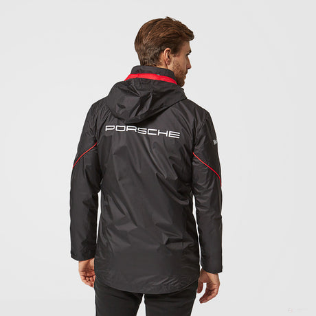 2022, Negro, Porsche Team Impermeable - FansBRANDS®