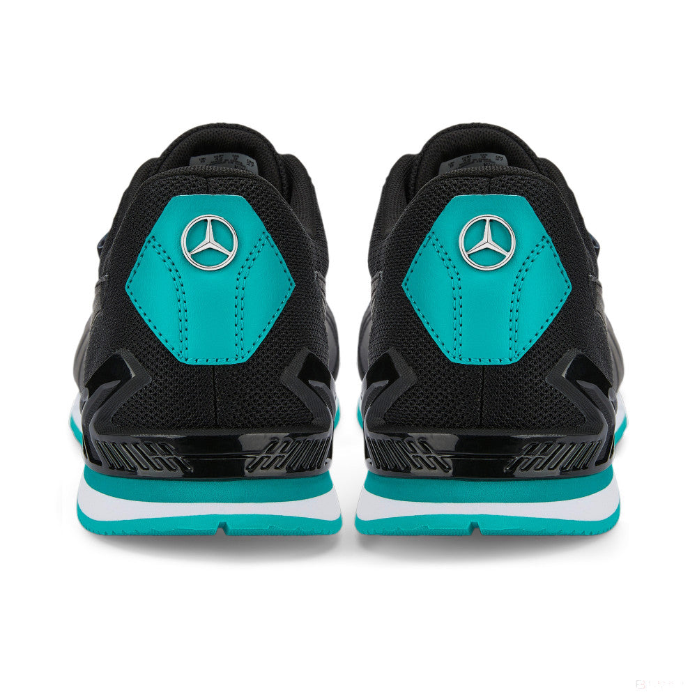 Mercedes AMG F1 Track Racer Zapatos Puma Negro-Spectra Green, 2022