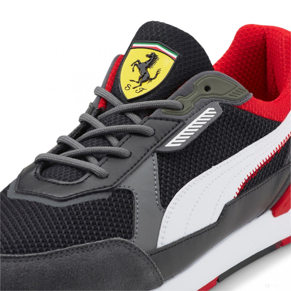 2022, Negro, Puma Ferrari Low Racer Zapatos
