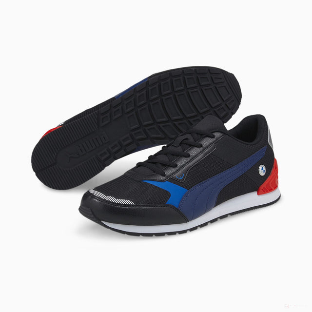 2022, Negro-Azul, Puma BMW MMS Track Racer Zapatos - FansBRANDS®