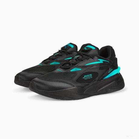 AMG Mercedes  RS-Fast ME Zapatos Puma Negro-Spectra Green 2022 - FansBRANDS®