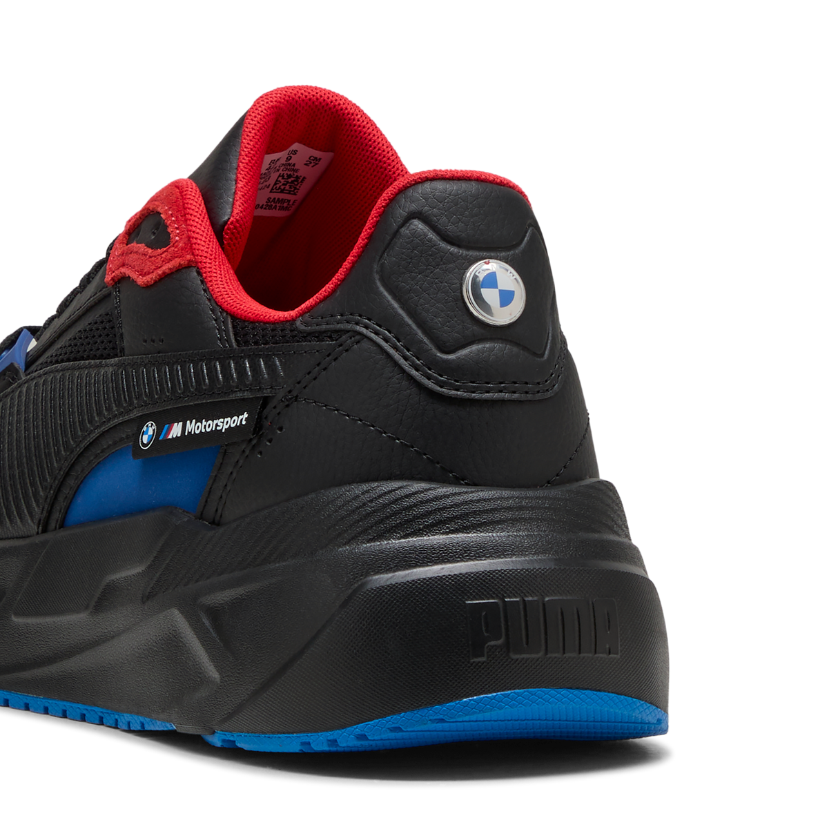 BMW Zapatillas, Puma, MMS, Trinity 2, negro-cobalto 🔥