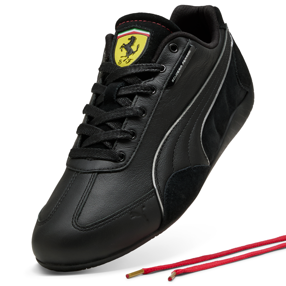 Zapatos Ferrari, Puma, Speedcat, negro-rojo 🔥