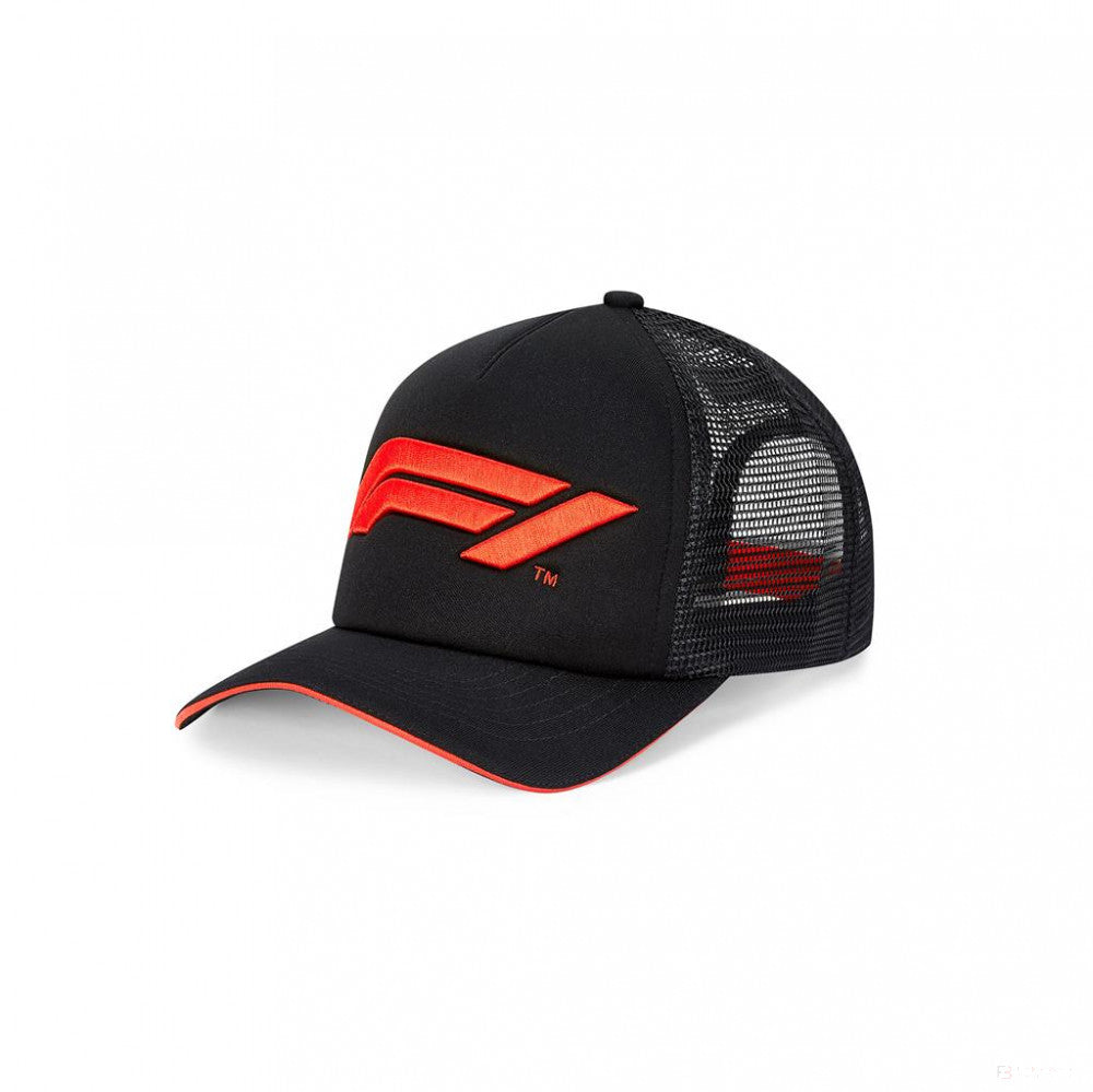 Gorra de beisbol, Formula 1 Logo Trucker, Hombre, Negro, 2020
