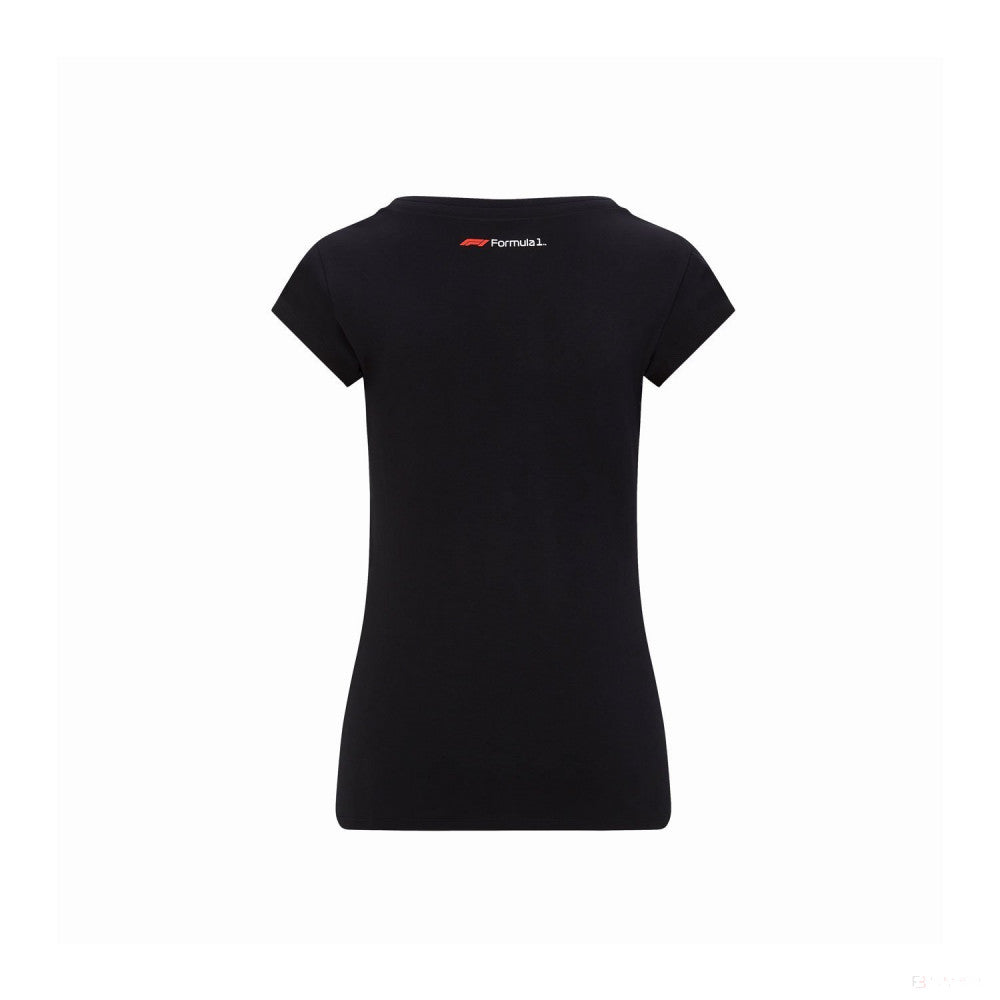 Formula 1 Womens Camiseta, Formula 1 Logo, Negro, 2020