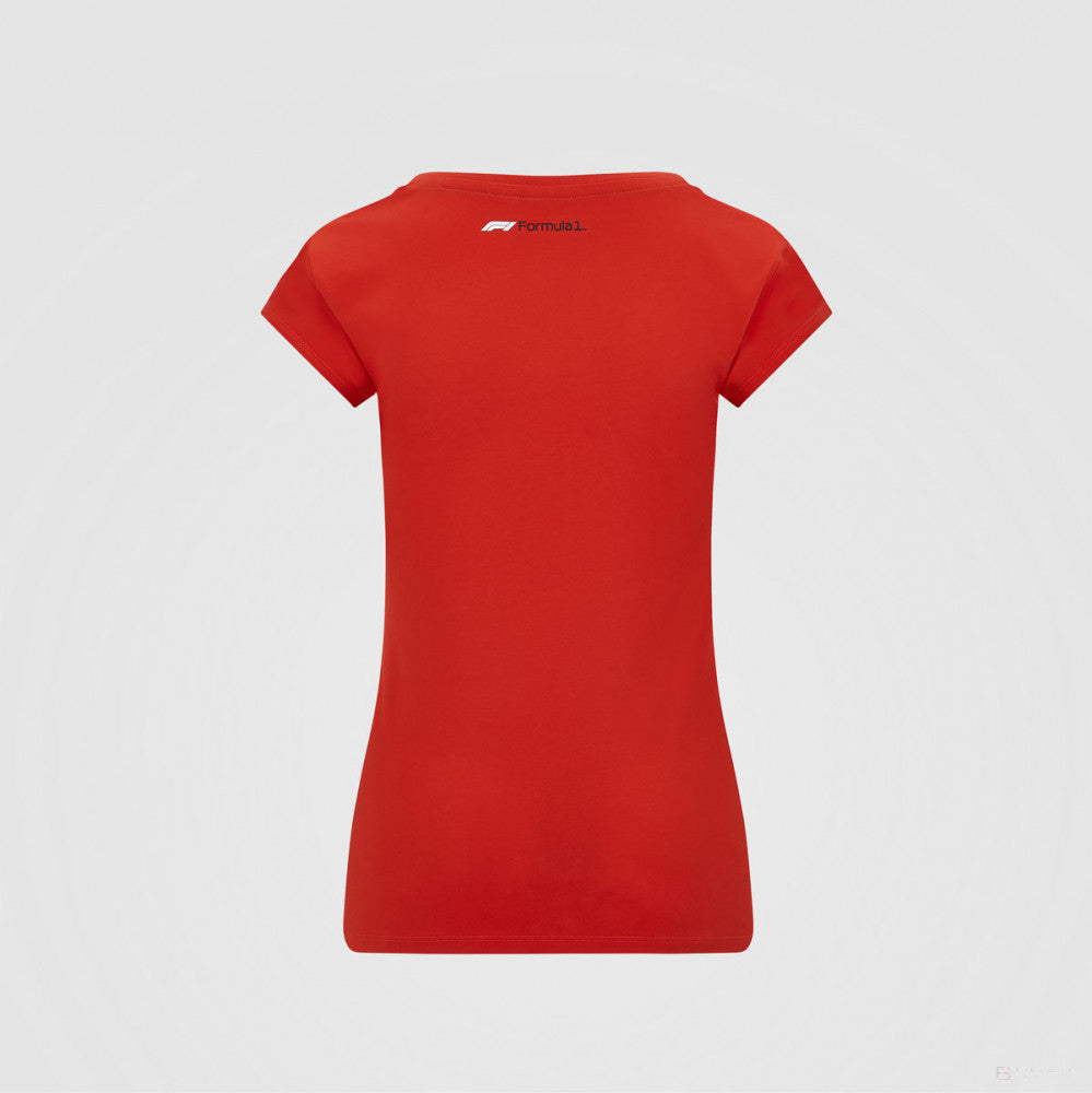 Camiseta de Mujer, Formula 1 Logo, Rojo, 2020 - FansBRANDS®