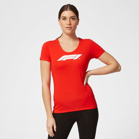 Camiseta de Mujer, Formula 1 Logo, Rojo, 2020 - FansBRANDS®