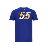 Camiseta para hombre, McLaren Carlos Sainz, Azul, marimea XS, 2020 - FansBRANDS®