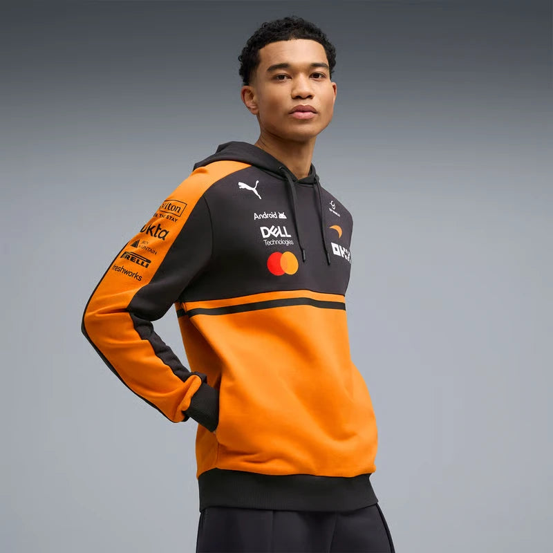 Sudadera con capucha McLaren, equipo, papaya