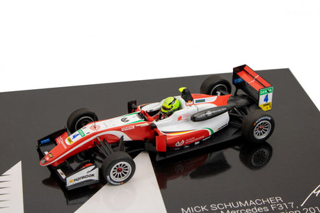 Auto modelo, Mick Schumacher Dallara Mercedes F317 F3 European Champion 2018, 1:43, Blanco, 2018 - FansBRANDS®