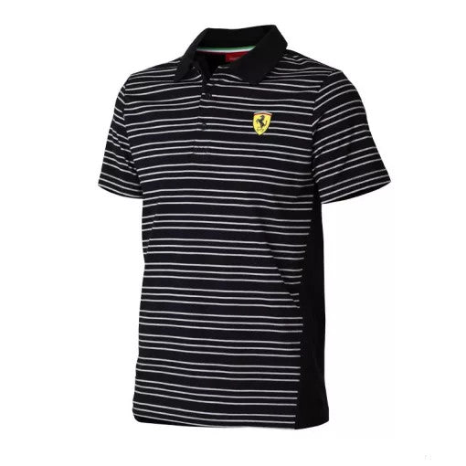 2011, Negro, Ferrari Camiseta a rayas